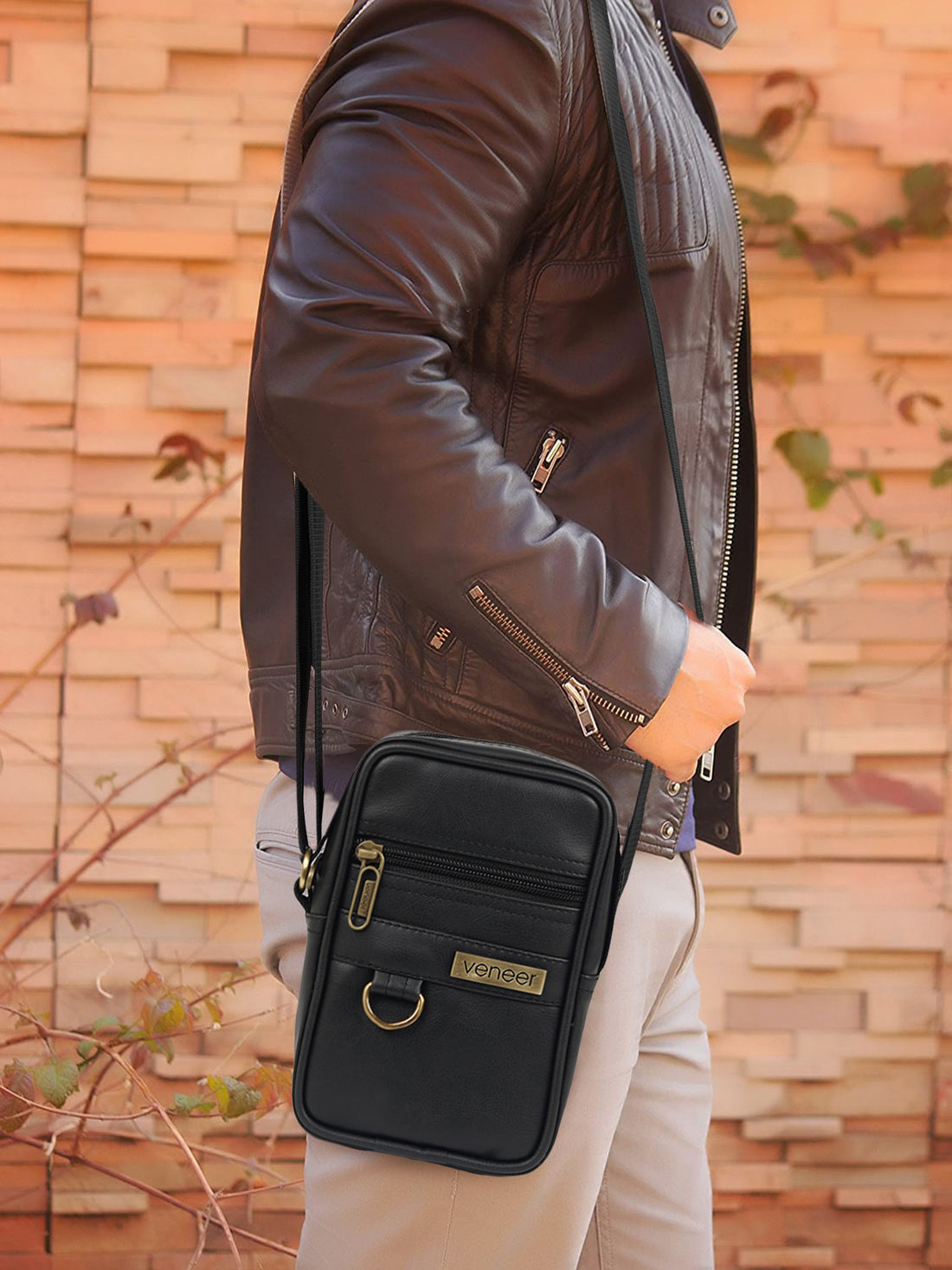 The Zenith Laptop Messenger Bag Combo - Veneer 