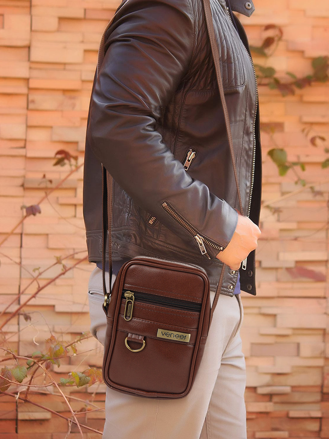 The Zenith Laptop Messenger Bag Combo - Veneer 