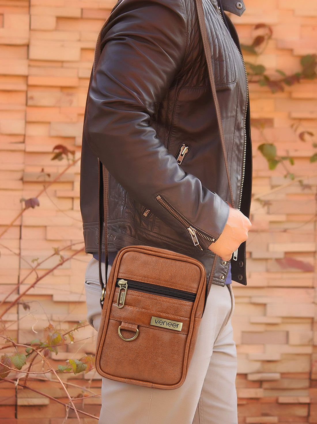 The Zenith Laptop Messenger Bag Combo - Veneer 