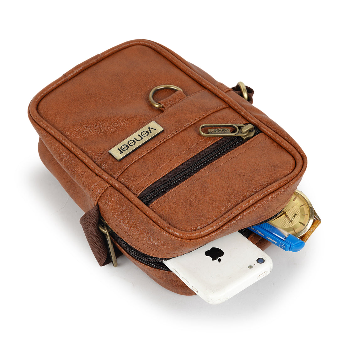 The Zenith Laptop Messenger Bag Combo - Veneer 