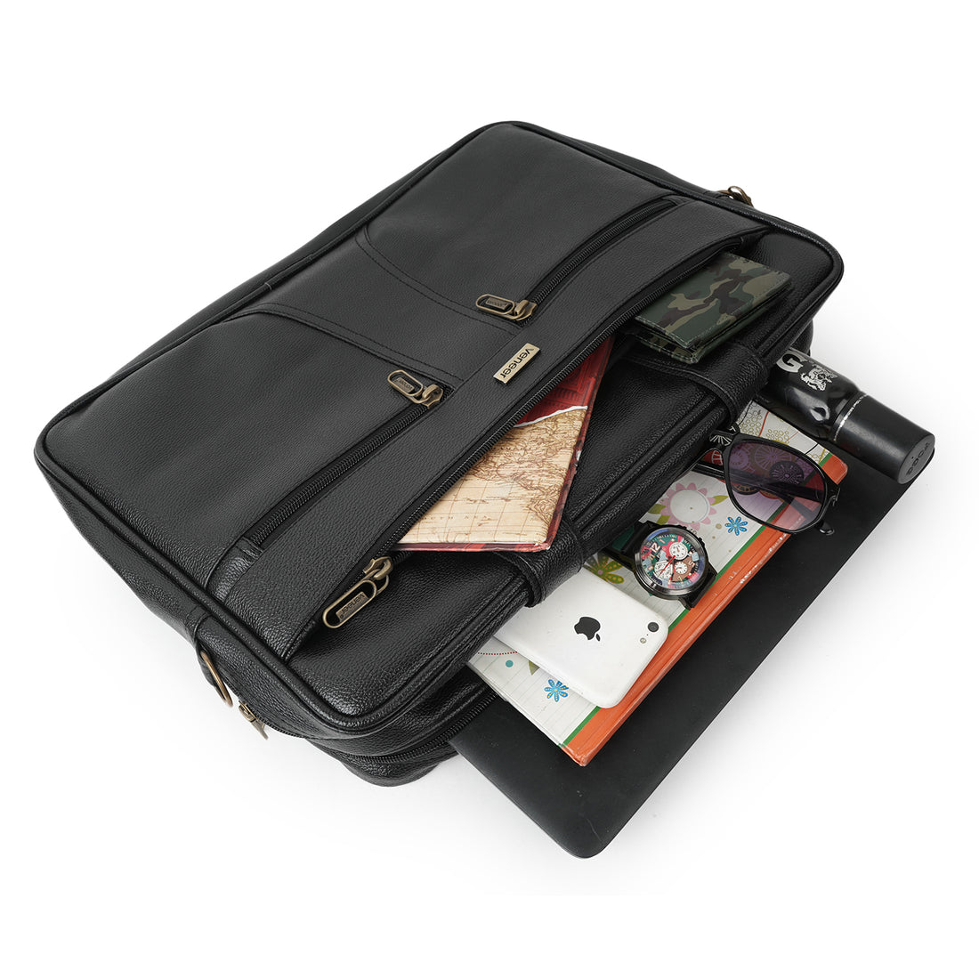 The Zenith Laptop Messenger Bag - veneer