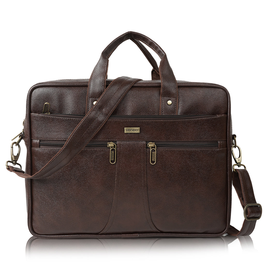 The Zenith Laptop Messenger Bag - veneer