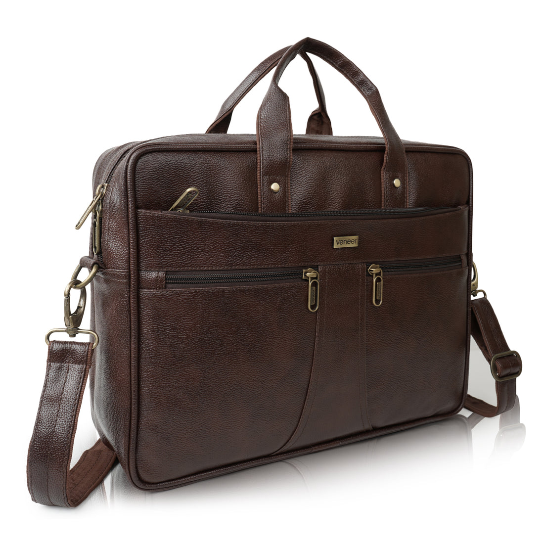 The Zenith Laptop Messenger Bag - veneer