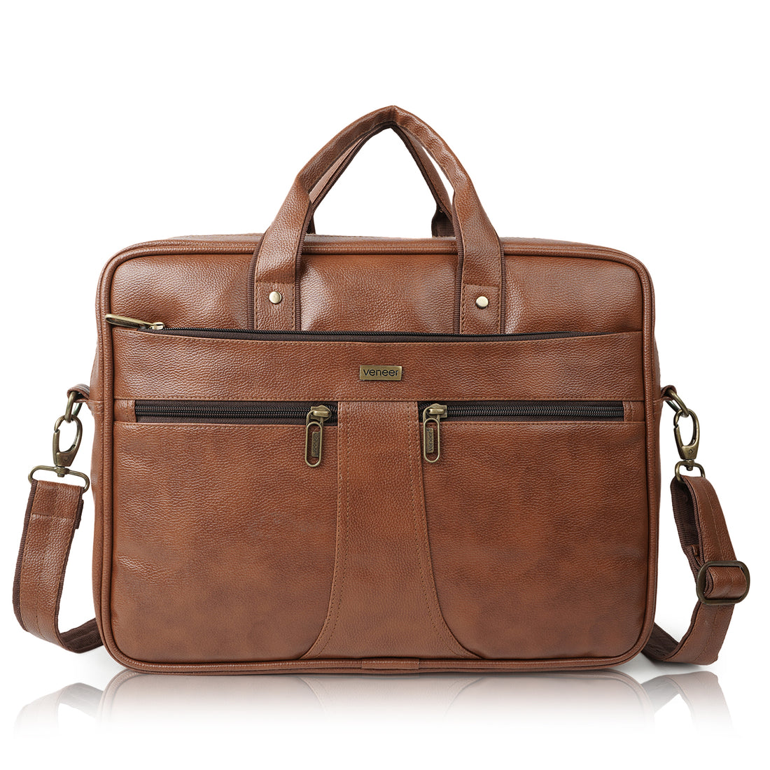 The Zenith Laptop Messenger Bag - veneer