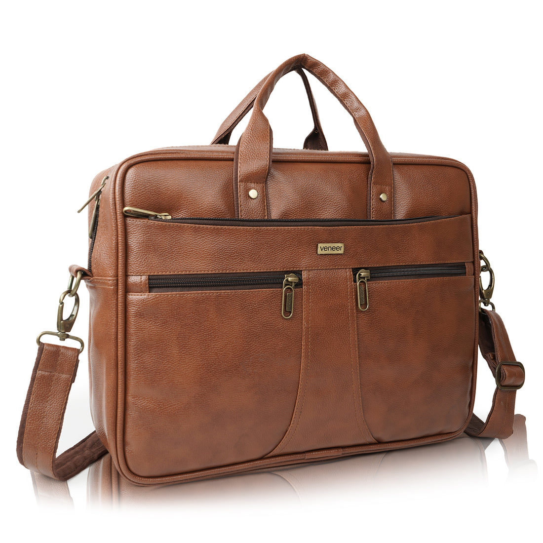 The Zenith Laptop Messenger Bag - veneer