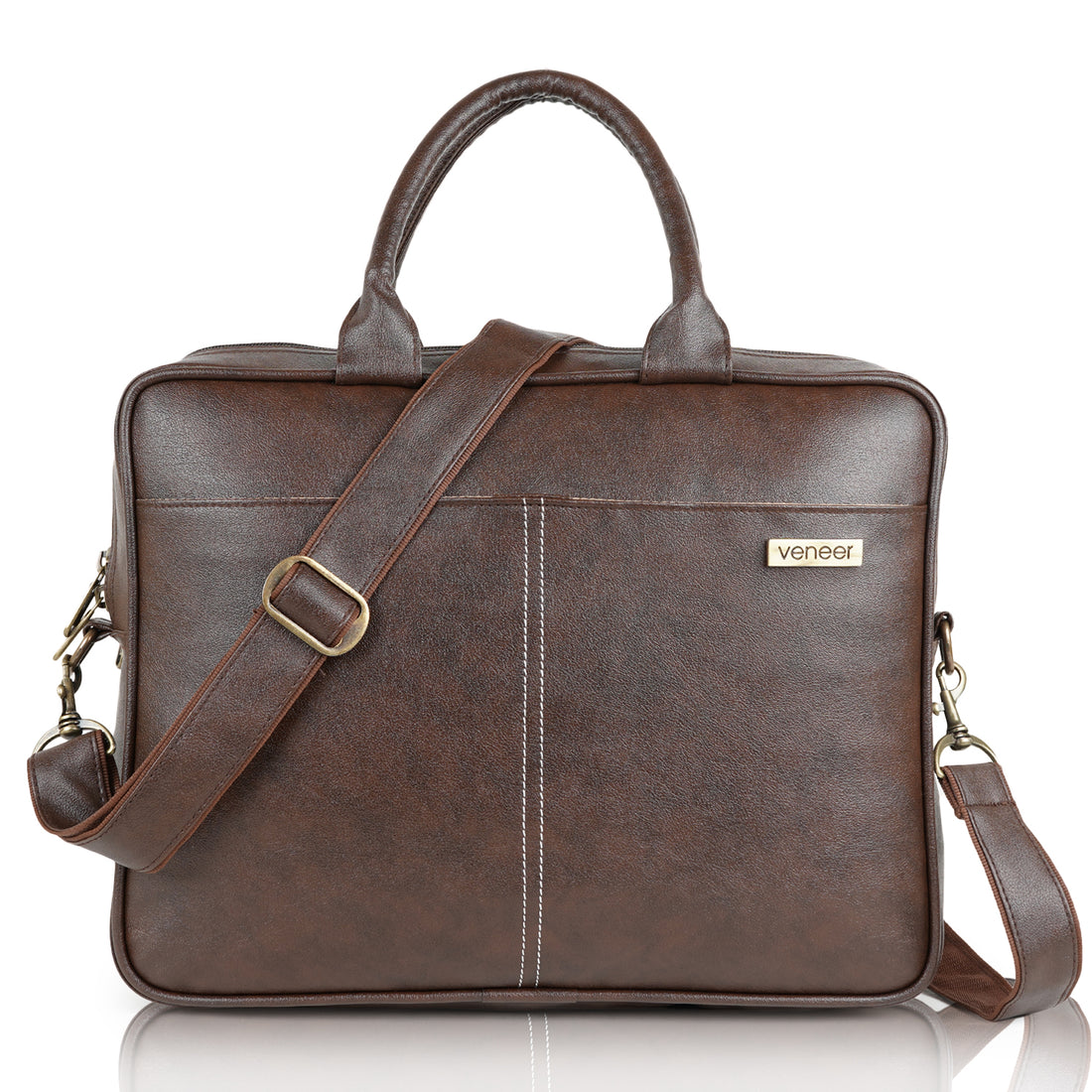 The Urban Voyager Laptop Messenger Bag - veneer