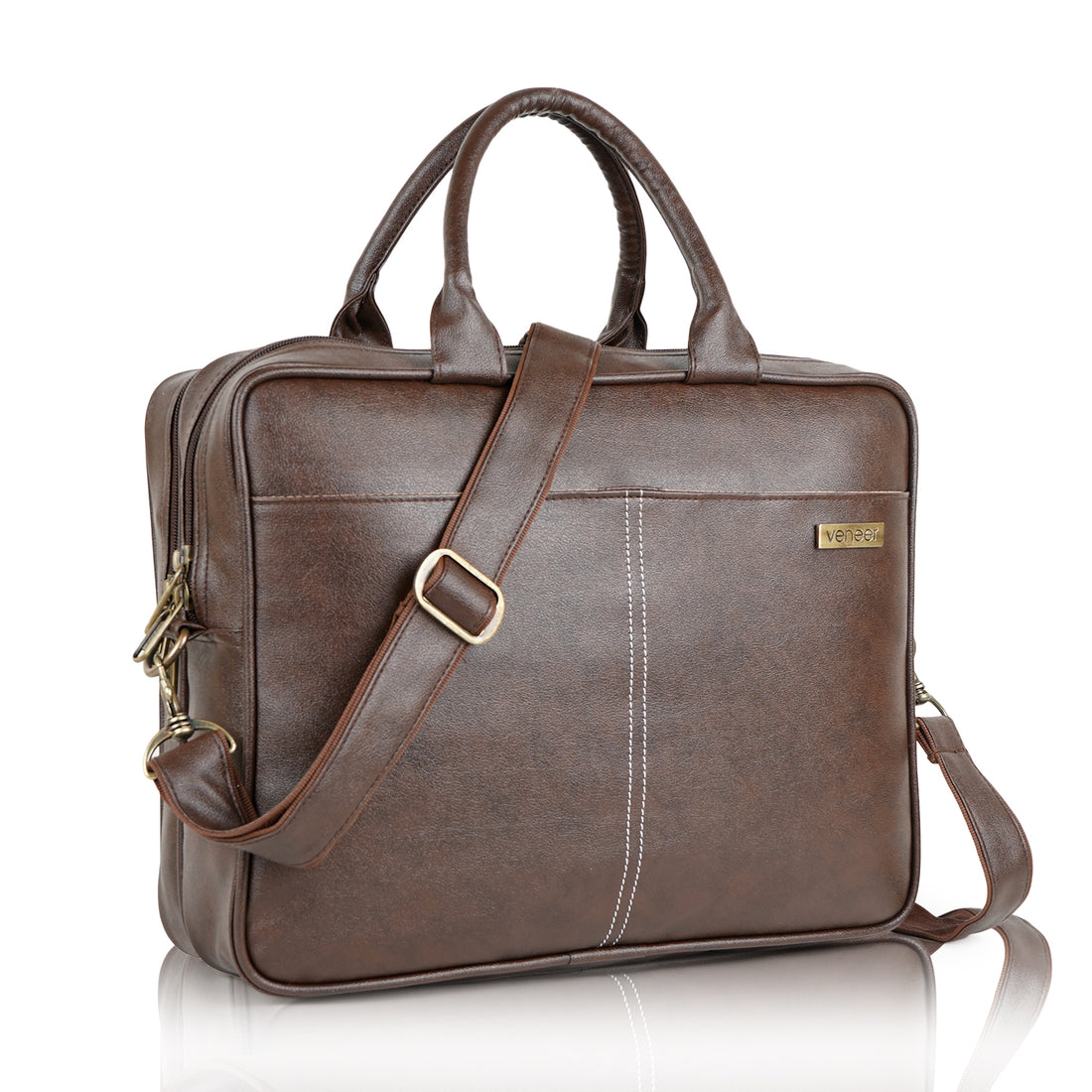 The Urban Voyager Laptop Messenger Bag - veneer