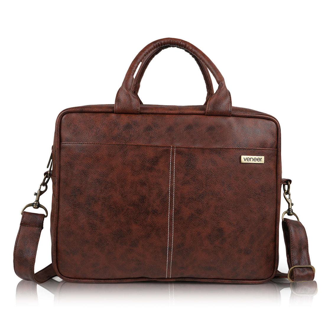 The Urban Voyager Laptop Messenger Bag - veneer