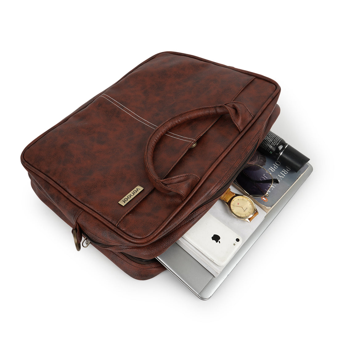 The Urban Voyager Laptop Messenger Bag - veneer