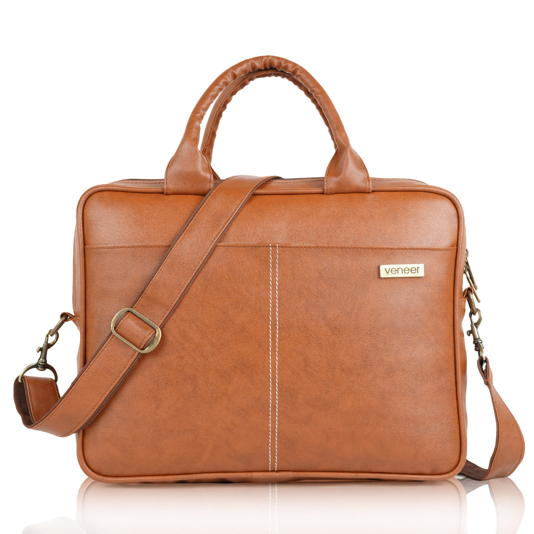 The Urban Voyager Laptop Messenger Bag - veneer