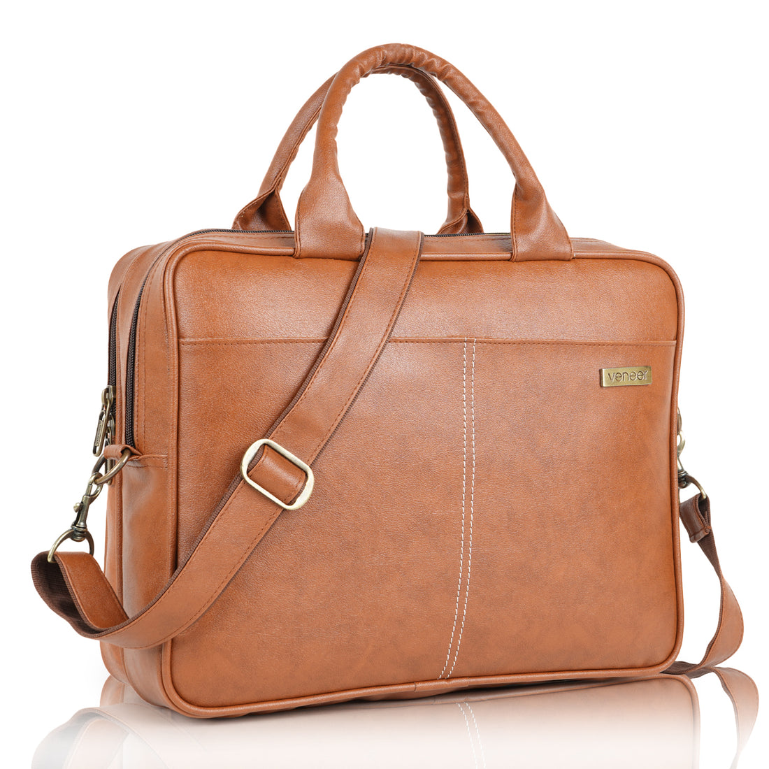 The Urban Voyager Laptop Messenger Bag - veneer