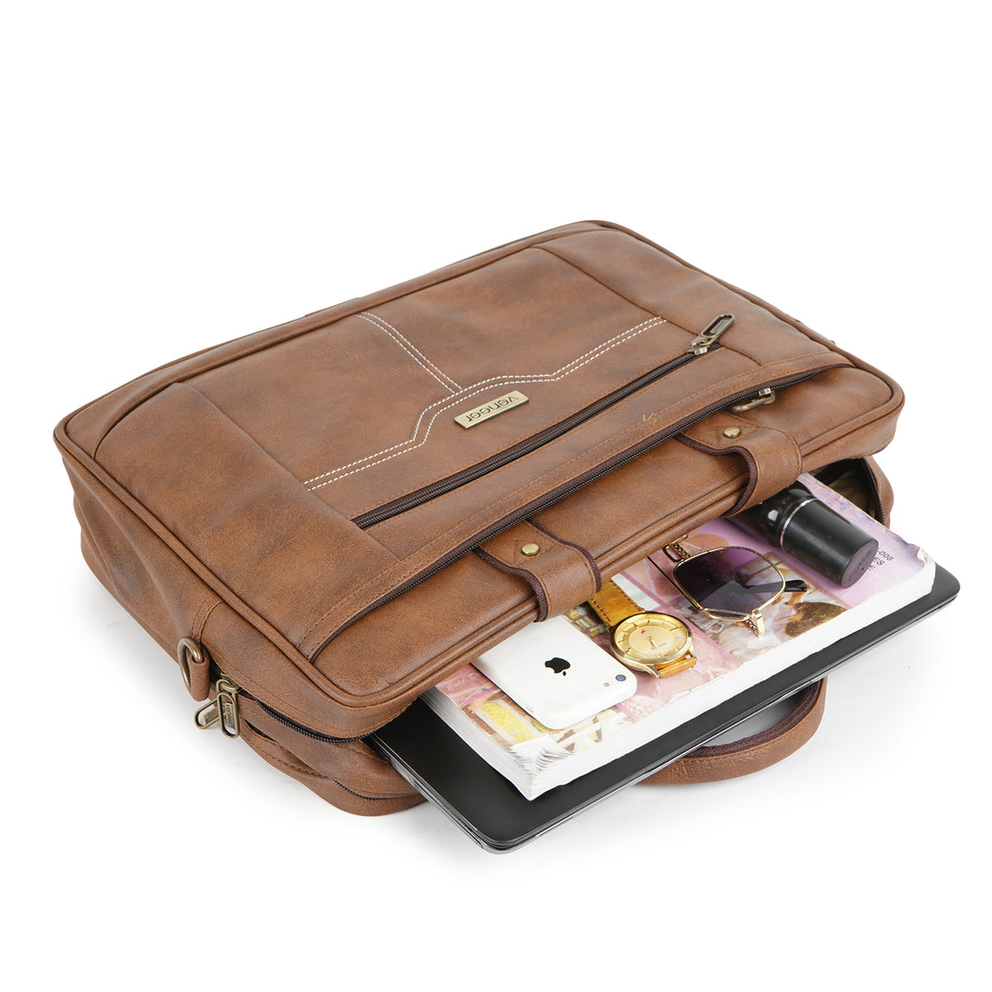 The Vector Laptop Messenger Bag - veneer