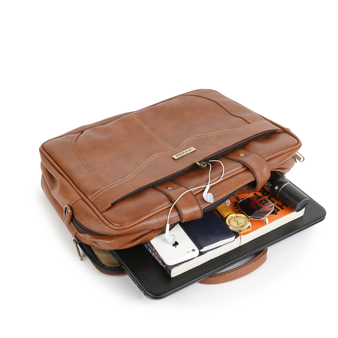 The Commutex Laptop Messenger Bag Combo - Veneer 