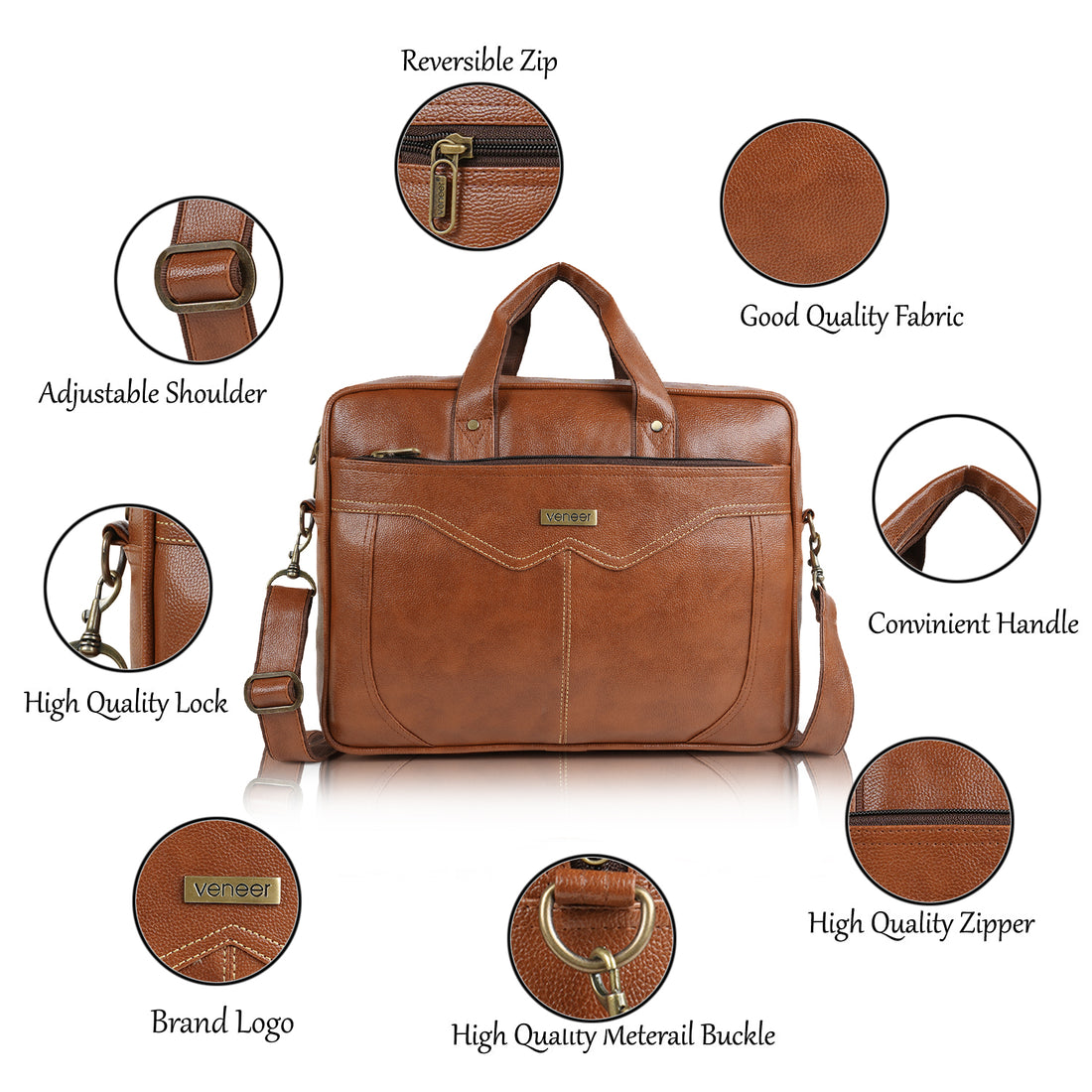 The Commutex Laptop Messenger Bag Combo - Veneer 