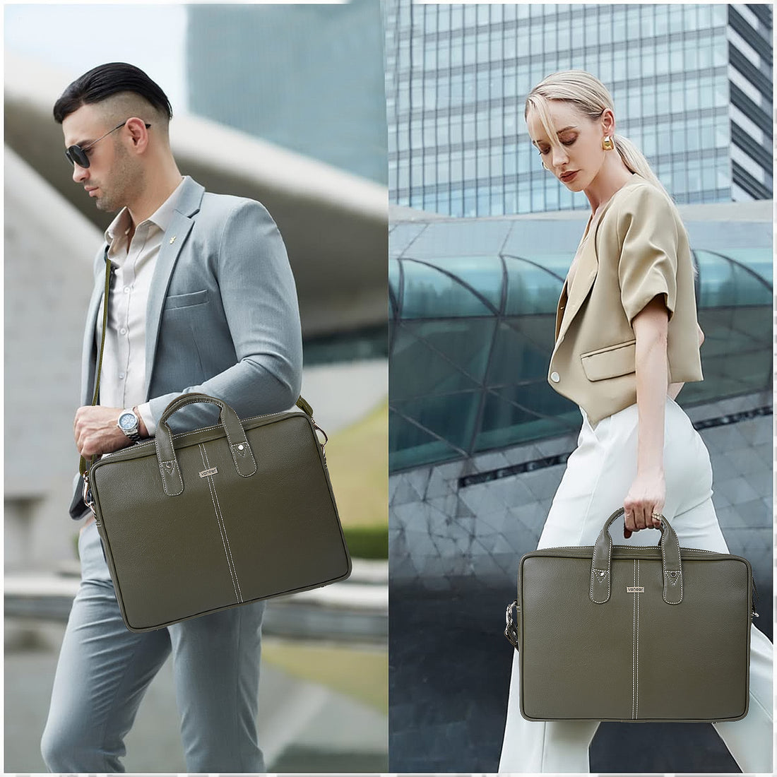 The Urbanite Laptop Messenger Bag   - veneer