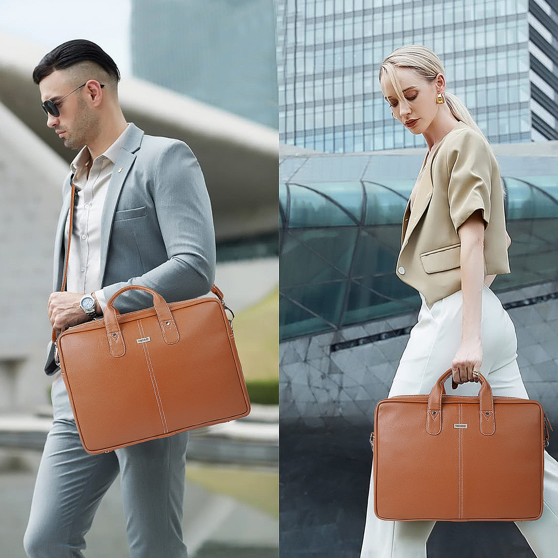 The Urbanite Laptop Messenger Bag   - veneer