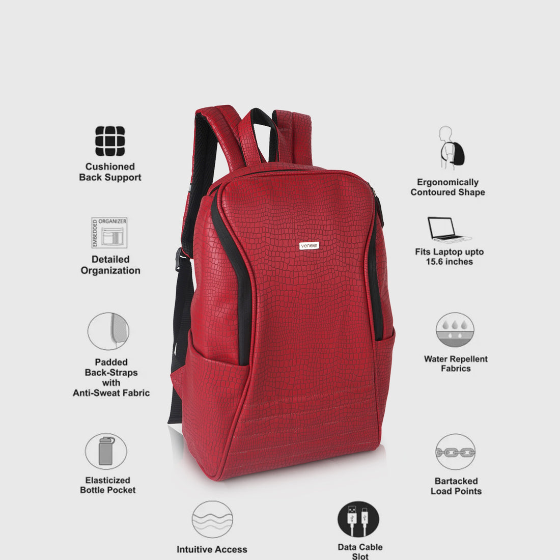 The Elite Elegance Backpack - 25 L - Veneer